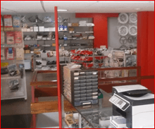 Interior del taller Alnes